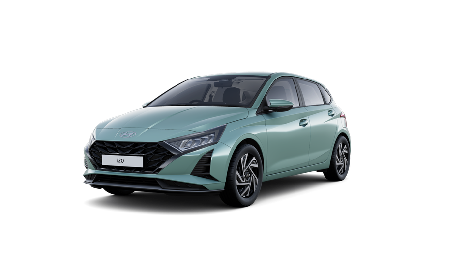 The New Hyundai i20 - Mangrove Green Pearl
